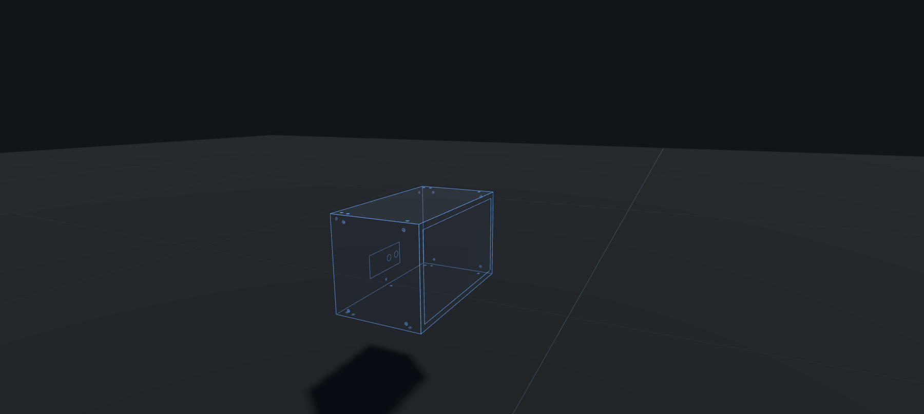 Speaker in Ray-X semi-transparent style